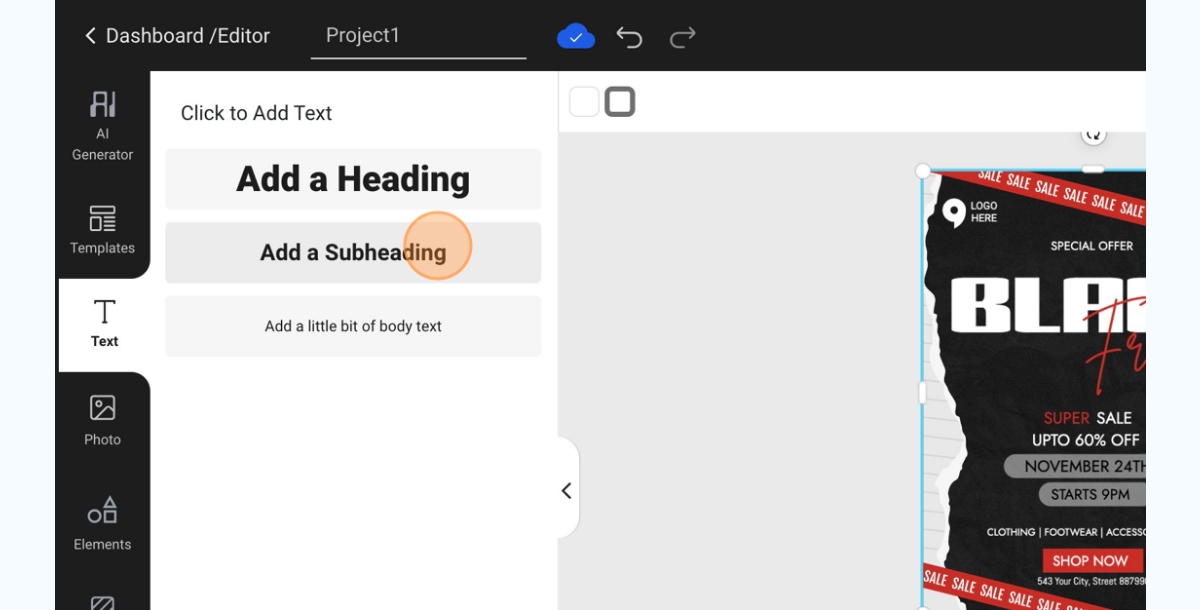 Step 6 How to Design a Flyer