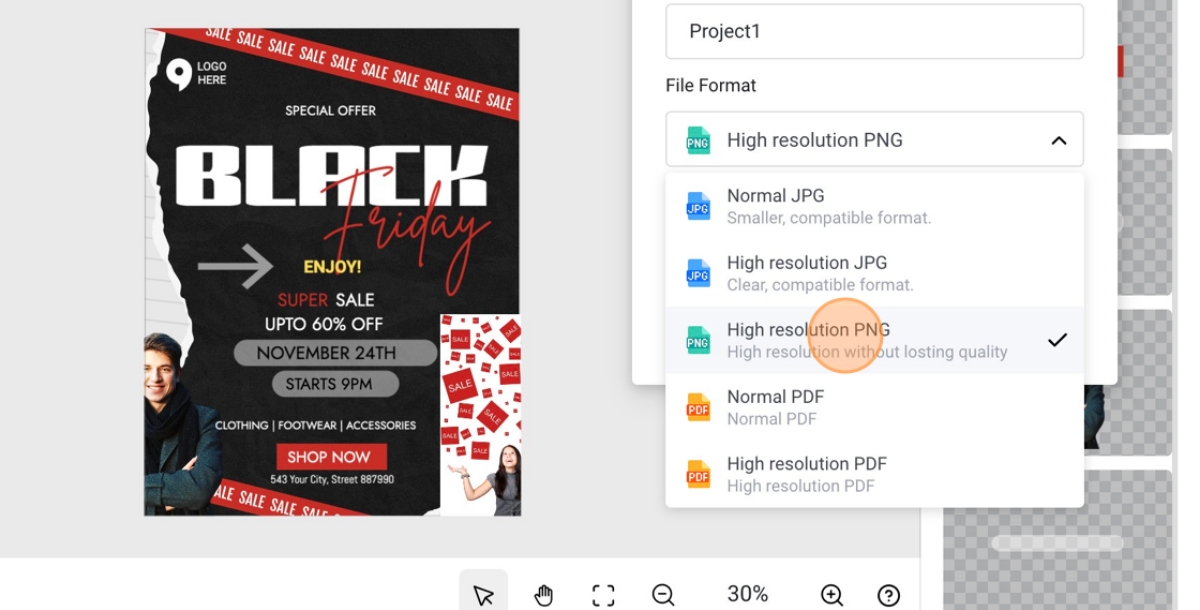 step 11 How to design a flyer