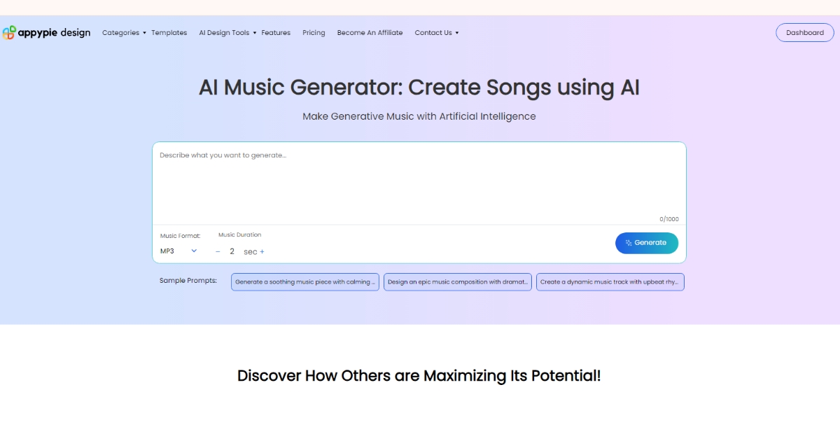Pixazo's AI Music Generator