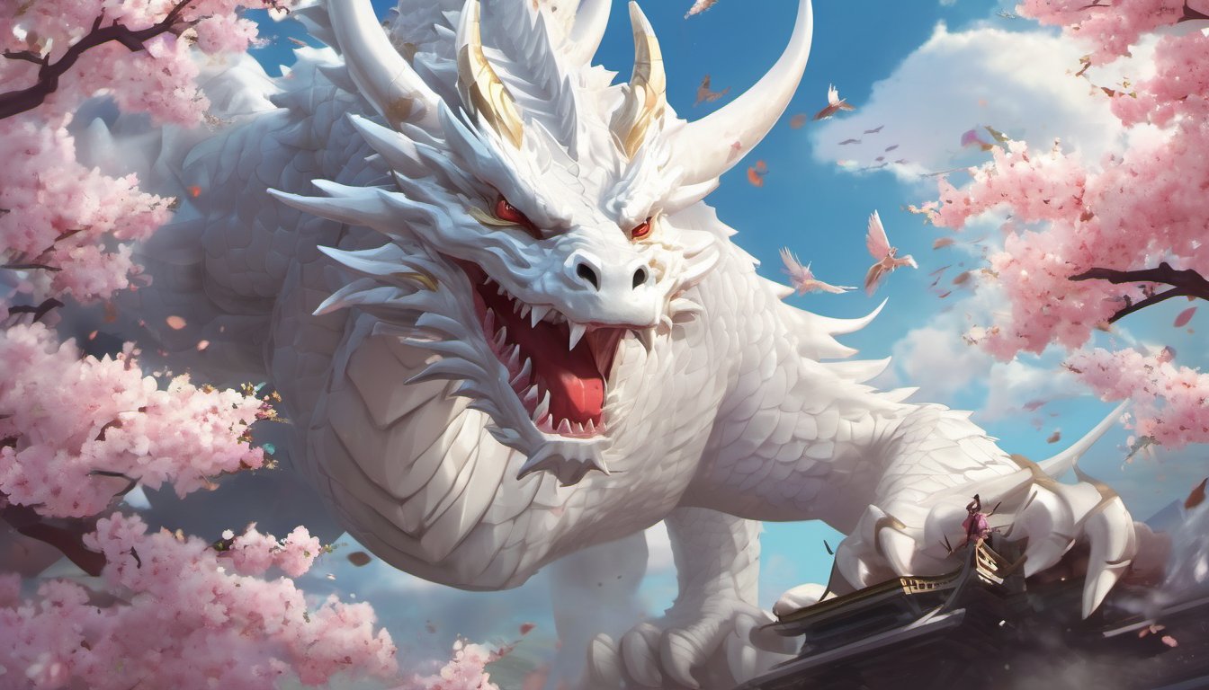 white dragon