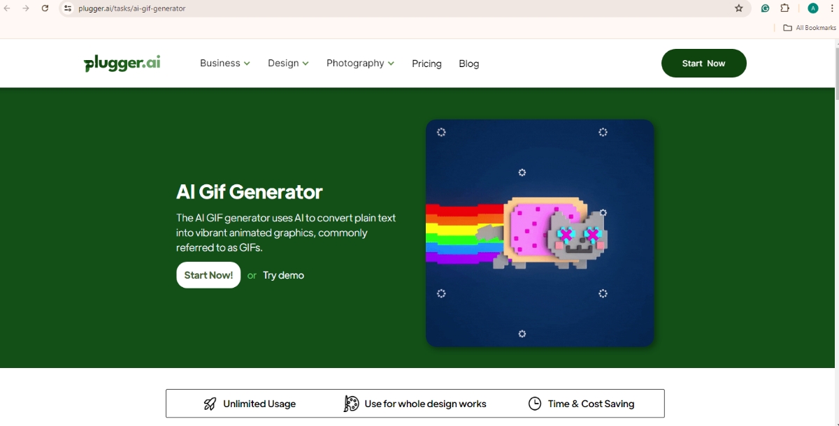 Plugger AI GIF Generator