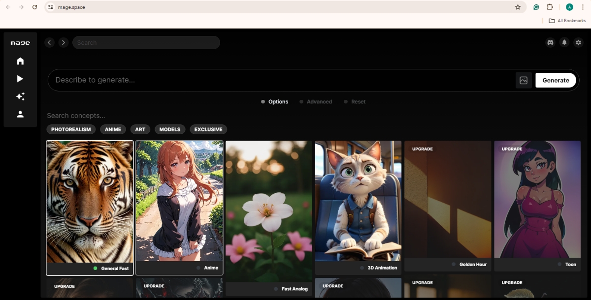 Mage Space's AI GIF Generator