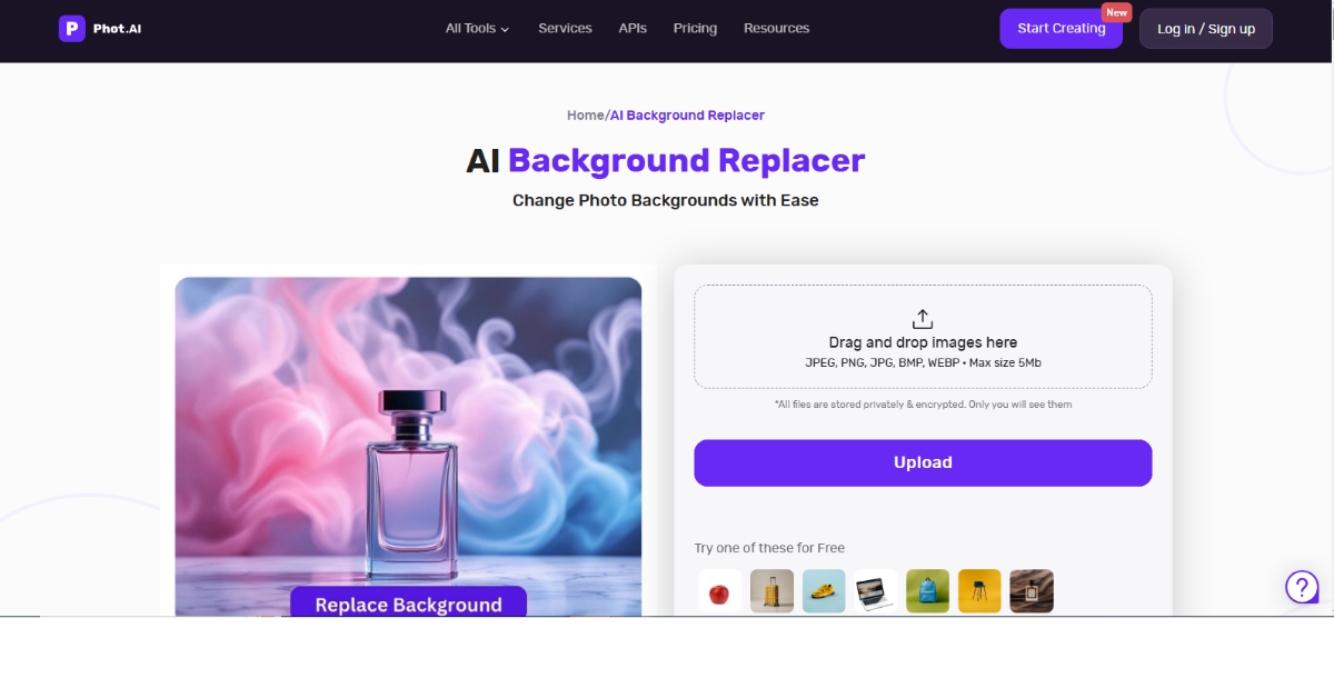 phot ai background generator