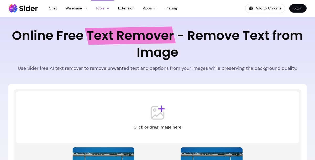 Sider AI Text Remover