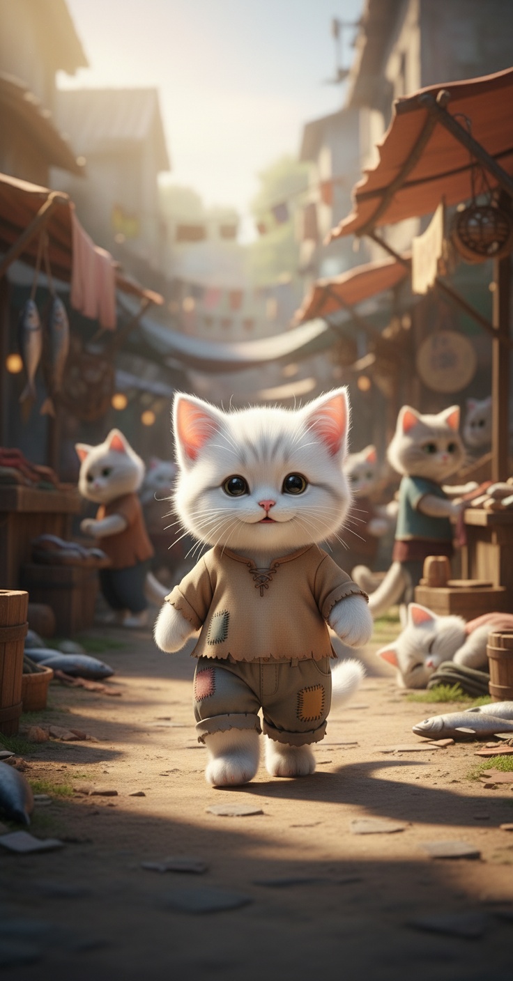 Cat Image Generated by AI - 1