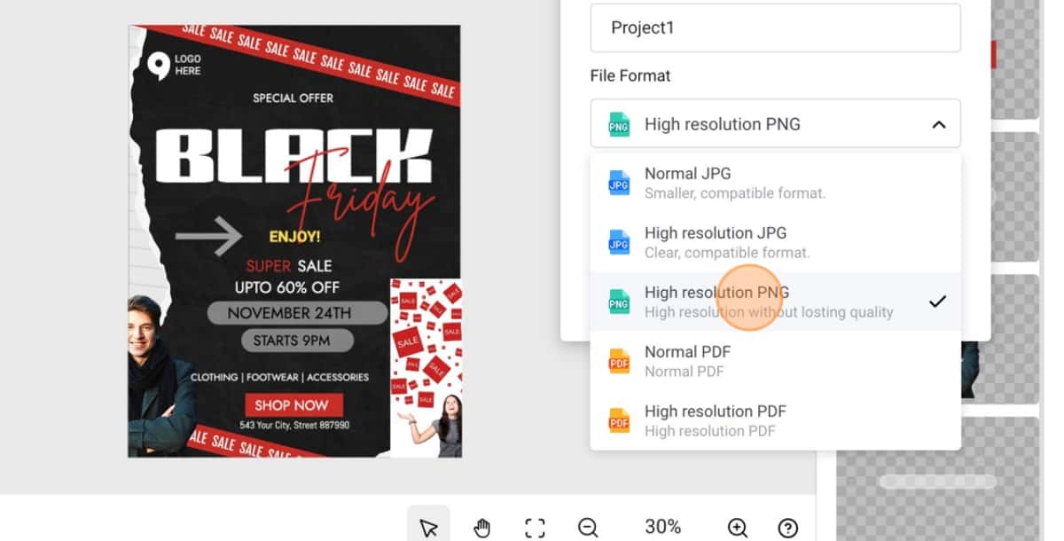 step 11 How to design a flyer