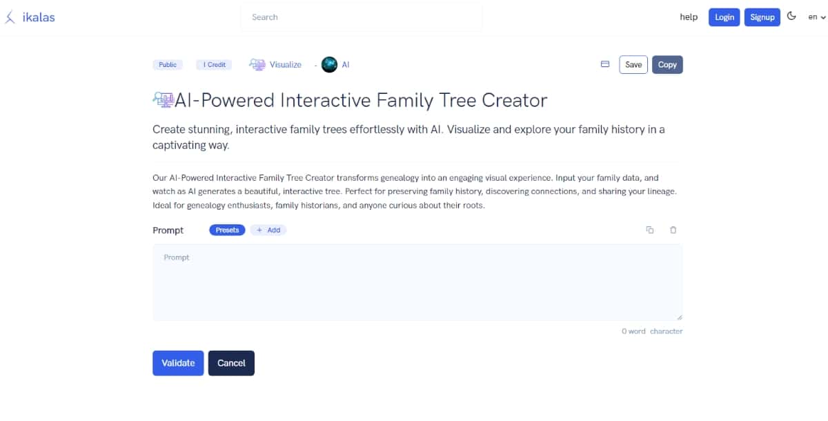 Ikalas Family Tree Maker