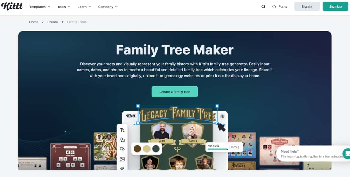 Kittl Family Tree Maker