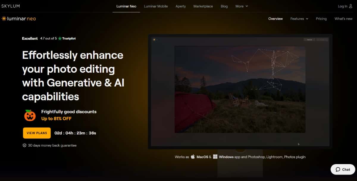 Luminar Neo AI Image Enhancer