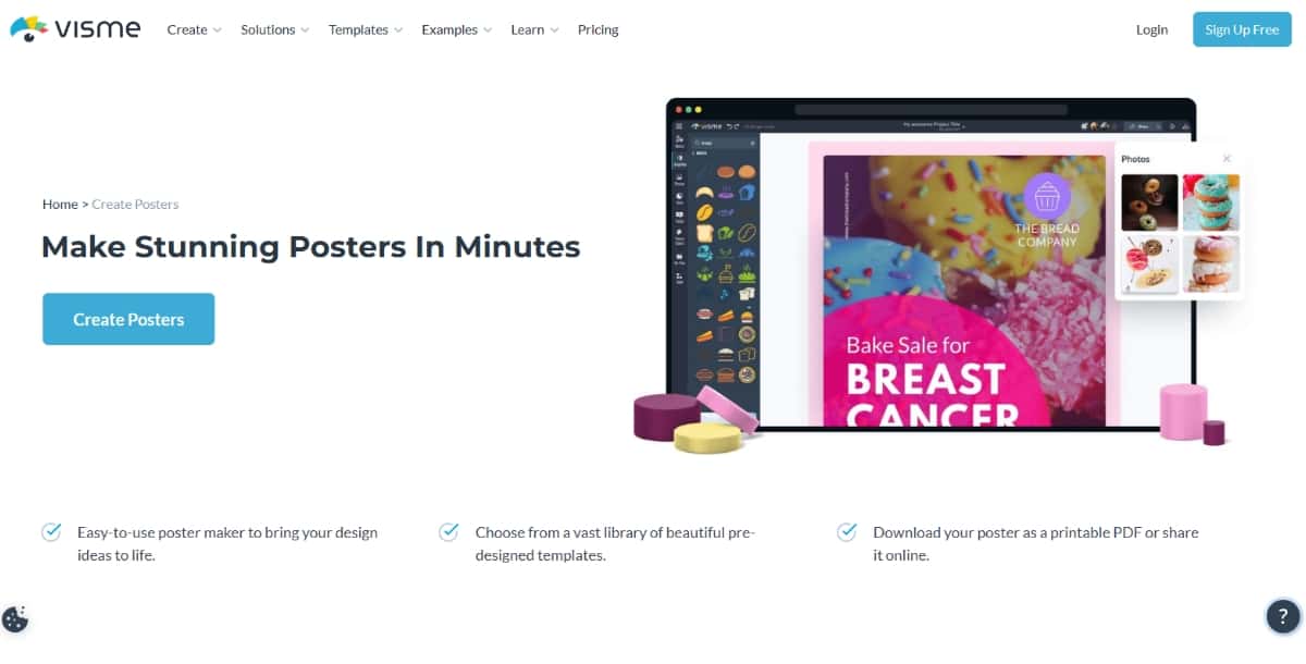 Visme Poster Maker