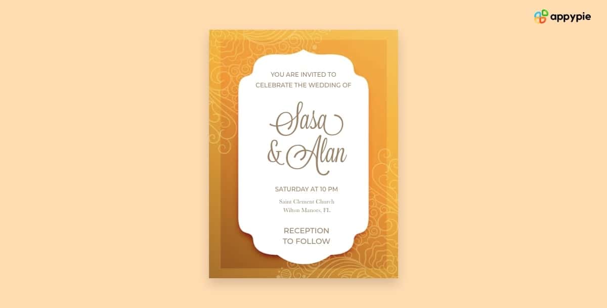 Wedding Card Fonts - Montserrat + Great Vibes