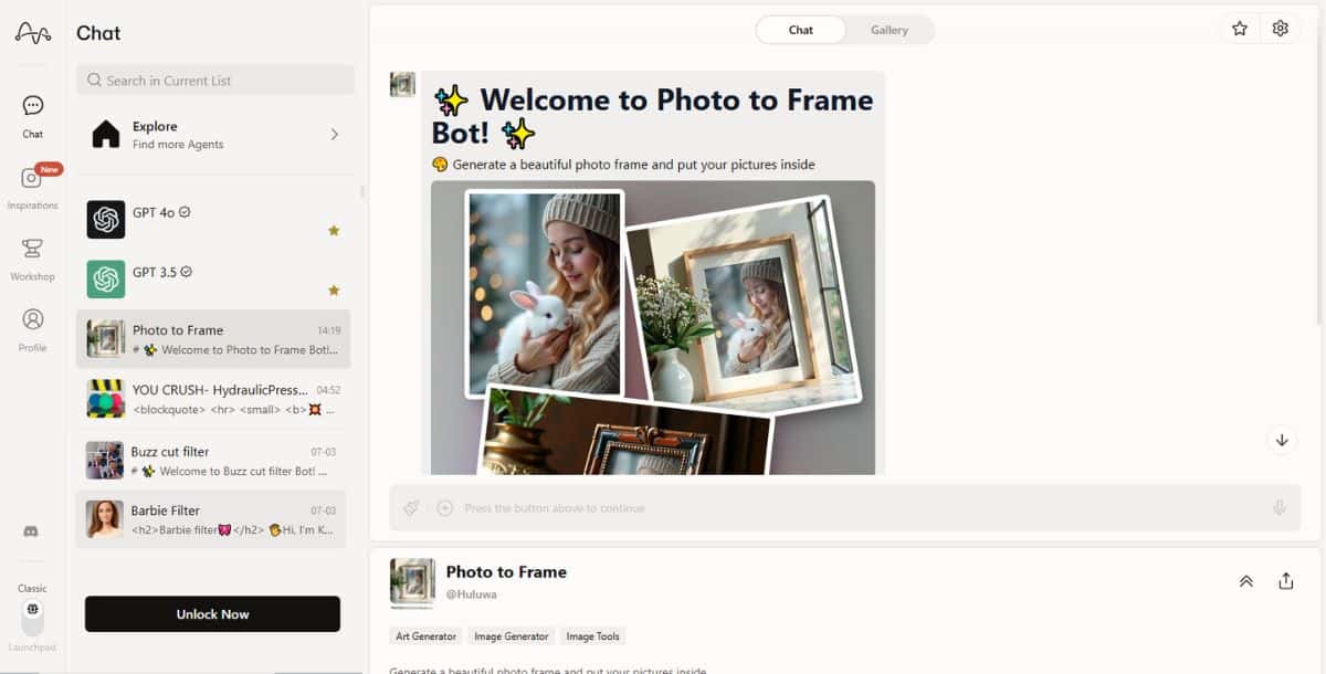 Myshell - Best AI Photo Frame Generator