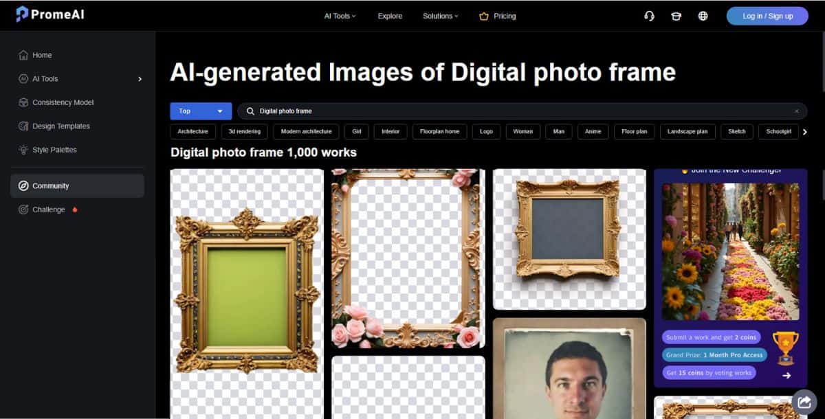 Prome AI - Best AI Photo Frame Generator