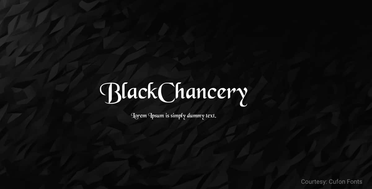 black chancery