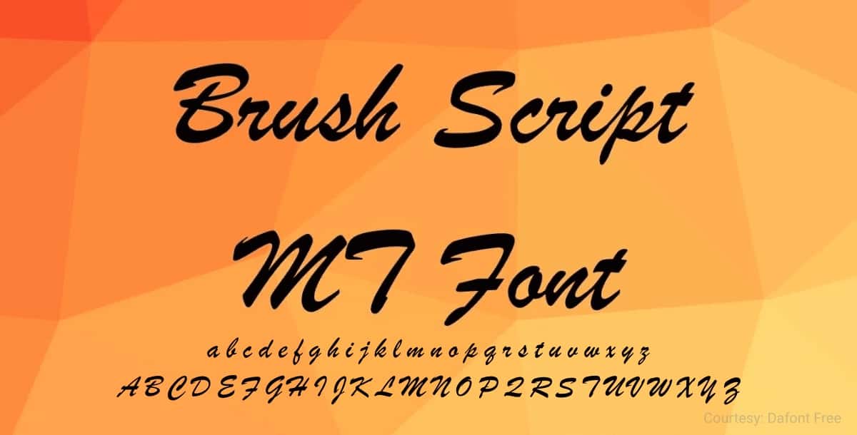 brush script