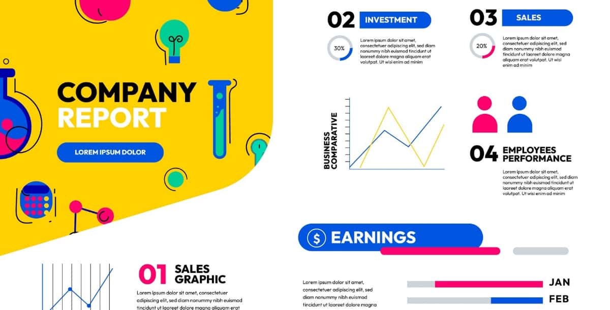 Annual Report Infographics