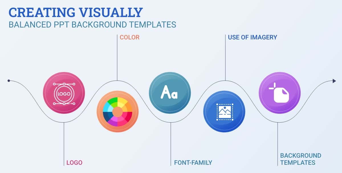 visually balanced ppt background