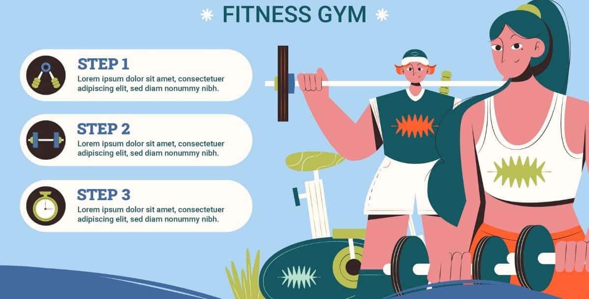 Fitness Routine Infographics
