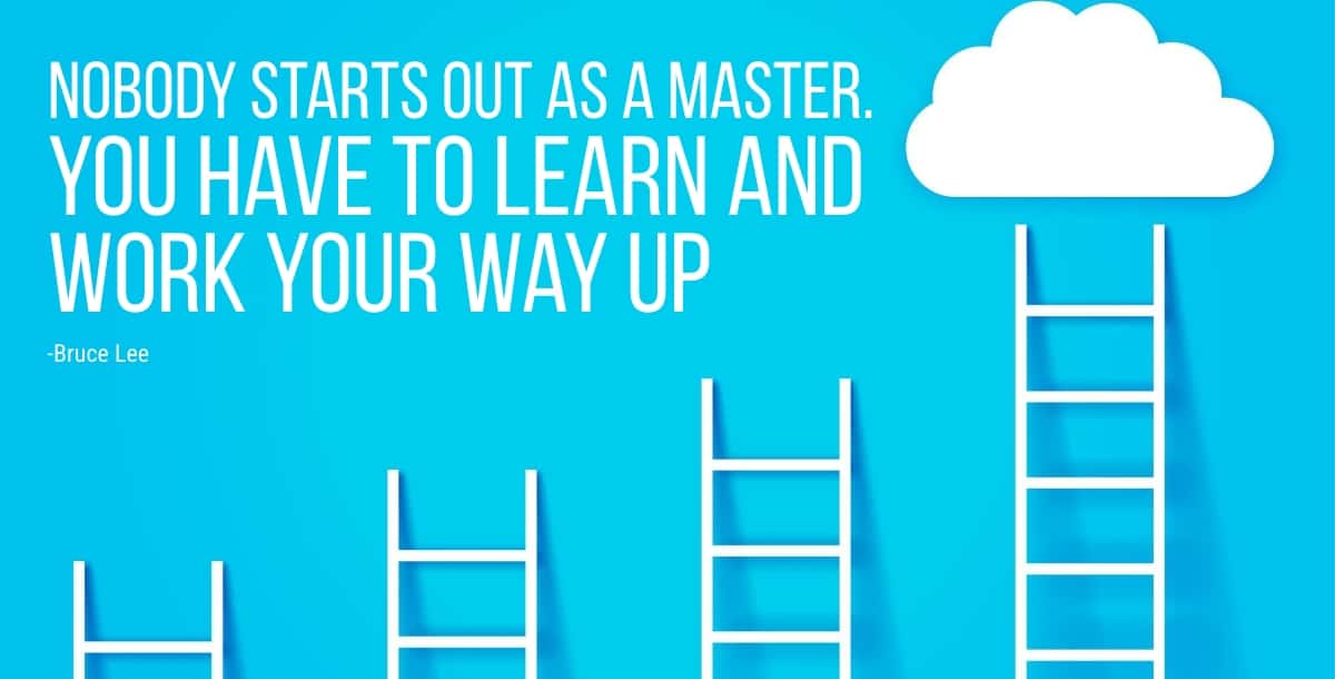 ladder graphic classroom poster design