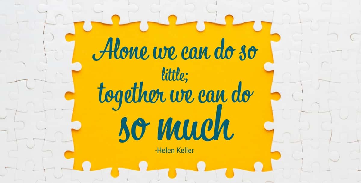 puzzle pieces classroom poster design