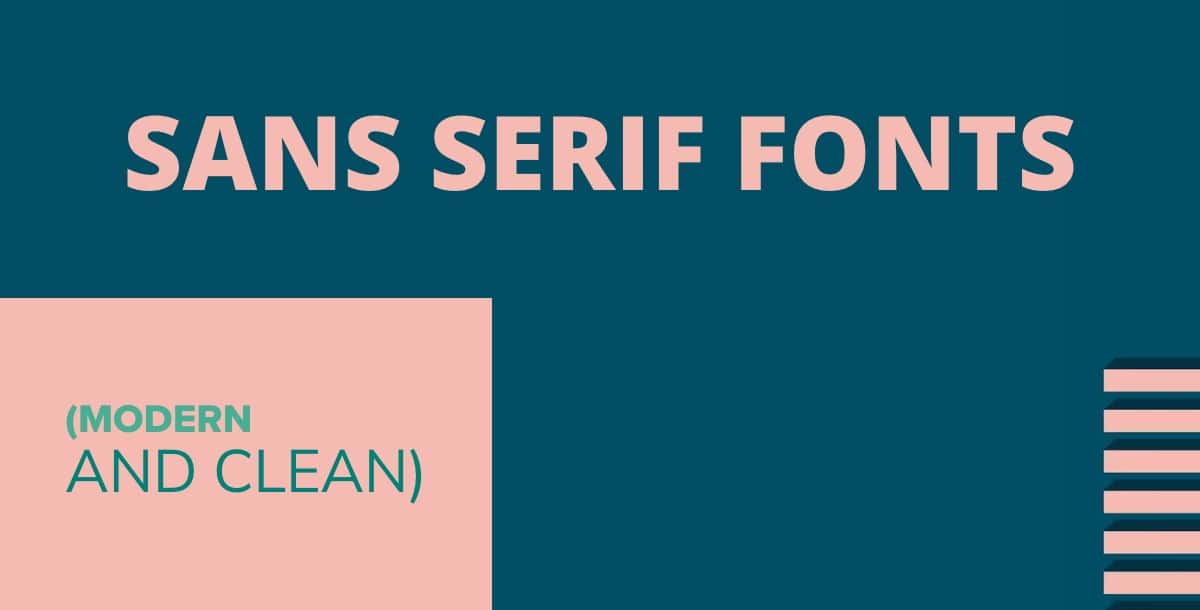 sans serif fonts