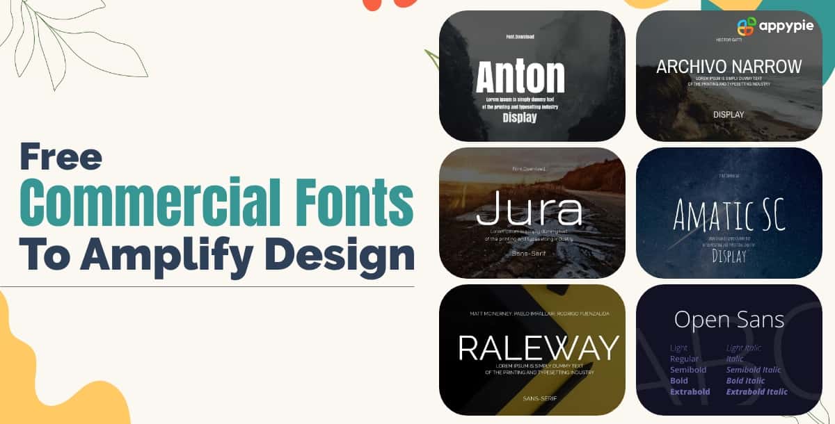 Free Commercial Fonts Featured Image
