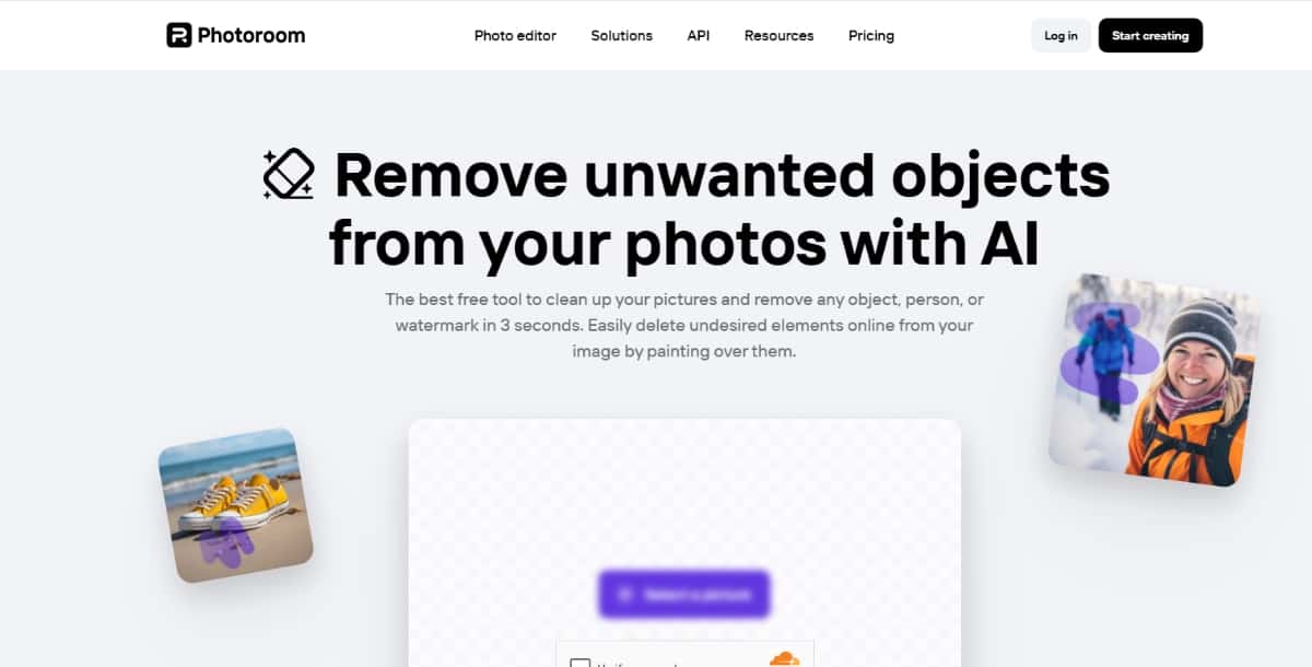 Photoroom AI Object Remover