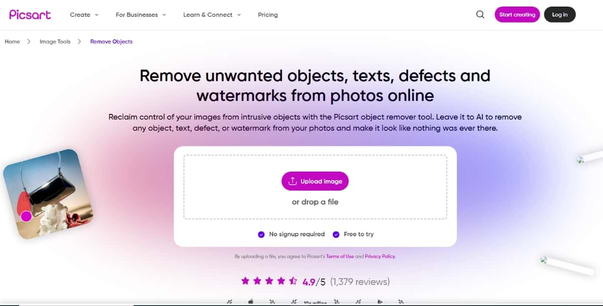 PicsArt Object Remover