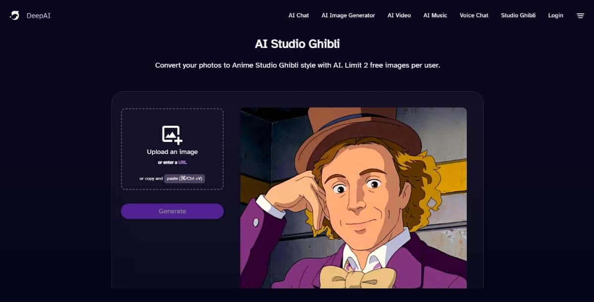 Deep AI for Ghibli Arts