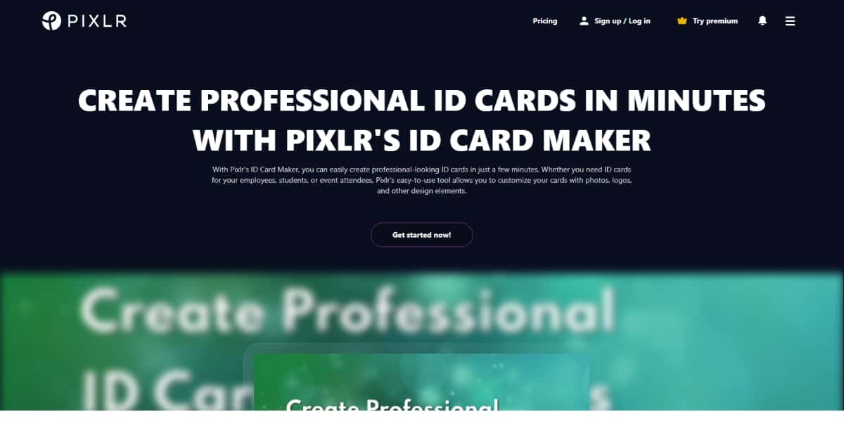 Pixlr Best AI ID Card Generator