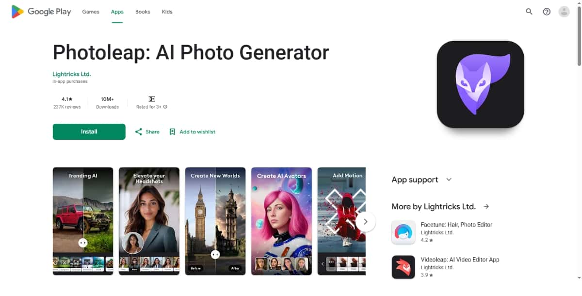 Lightbricks Best AI Headshot Generator Apps