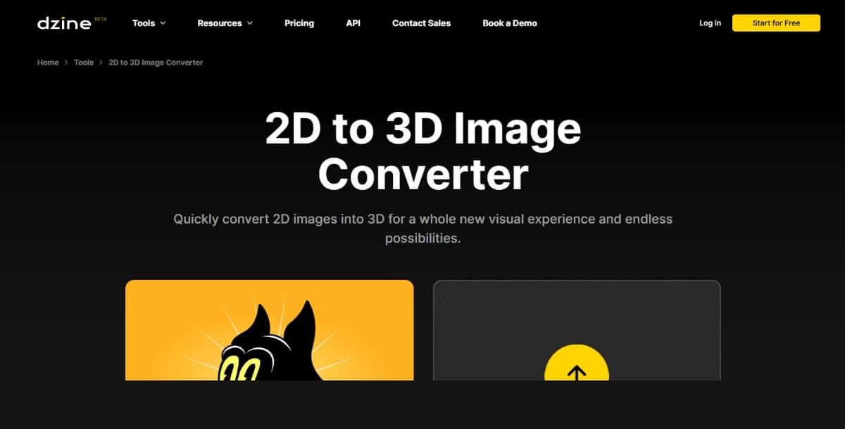 Dzine Best 2D to 3D Image Converter Tools