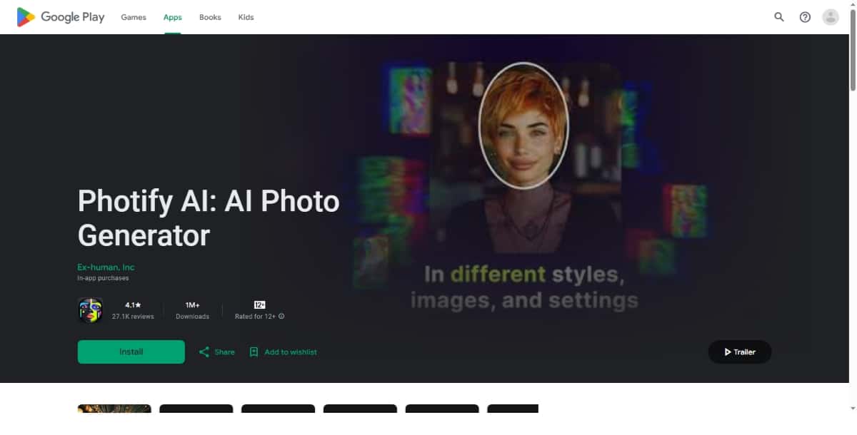 Ex human Best AI Headshot Generator Apps