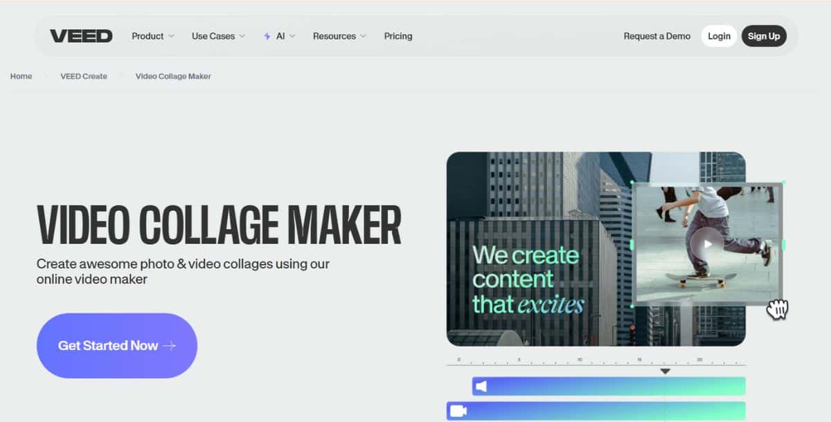 Veed Video Collage Maker