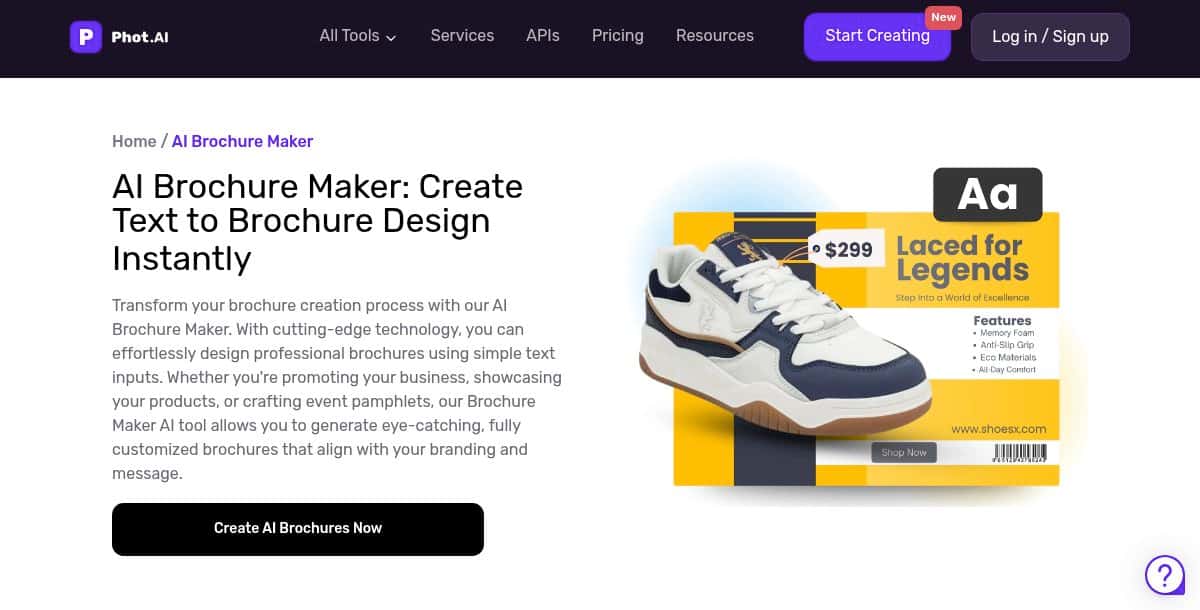 Phot AI AI Brochure Generator