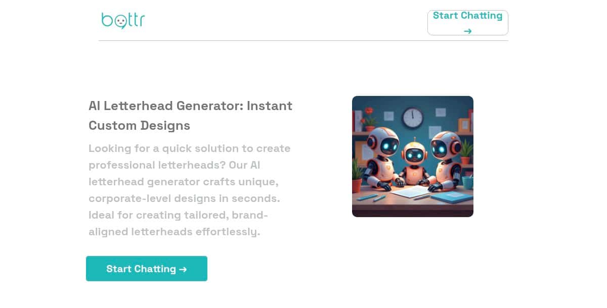 Bottr AI Letterhead Generator