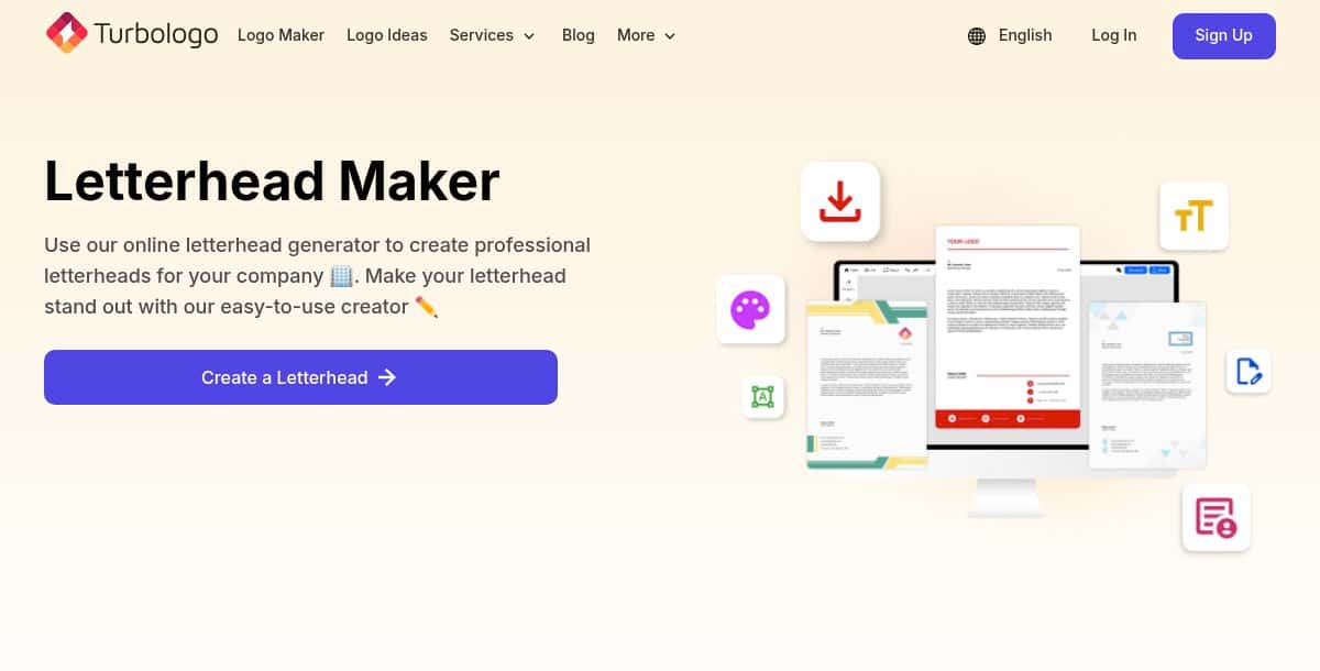 Turbologo AI Letterhead Generator