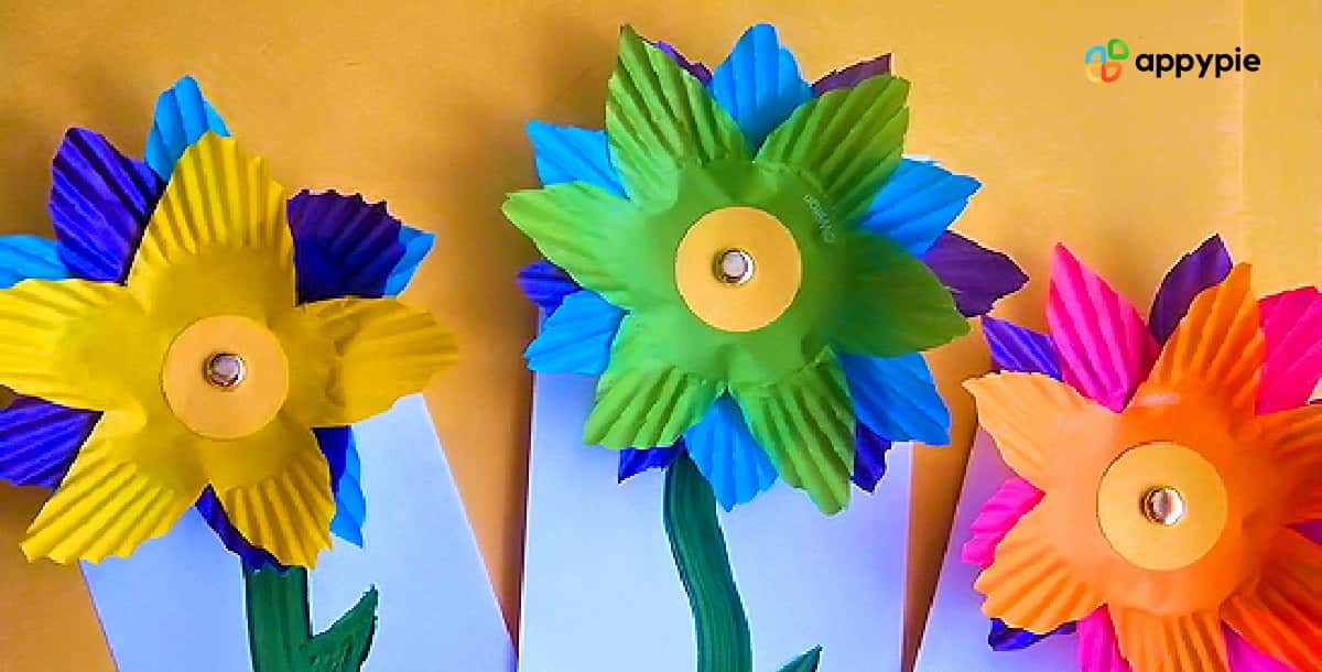 Cupcake wrapper Birthday card