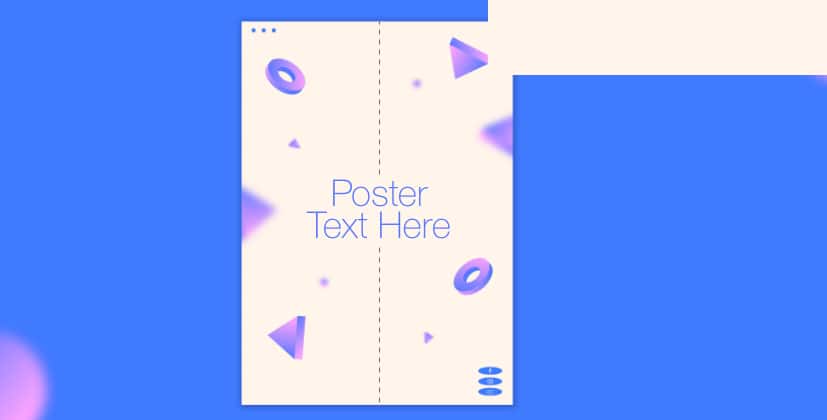Geometric Shape Poster - Pixazo