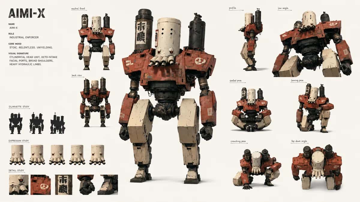 Aimi X 2 — free AI character sheet by Kōda