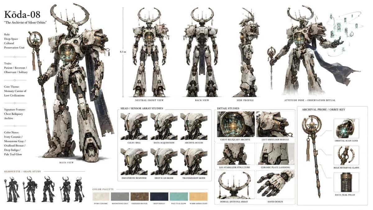 Koda 08 — free AI character sheet by Kōda