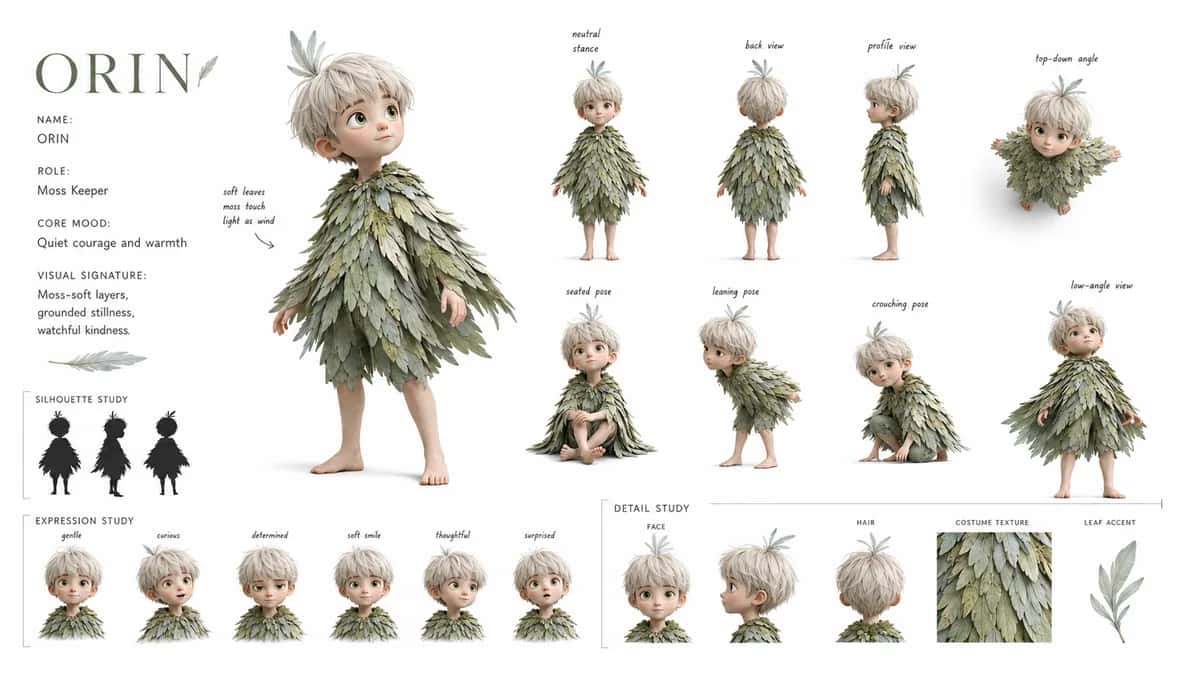 Orin — free AI character sheet by Kōda