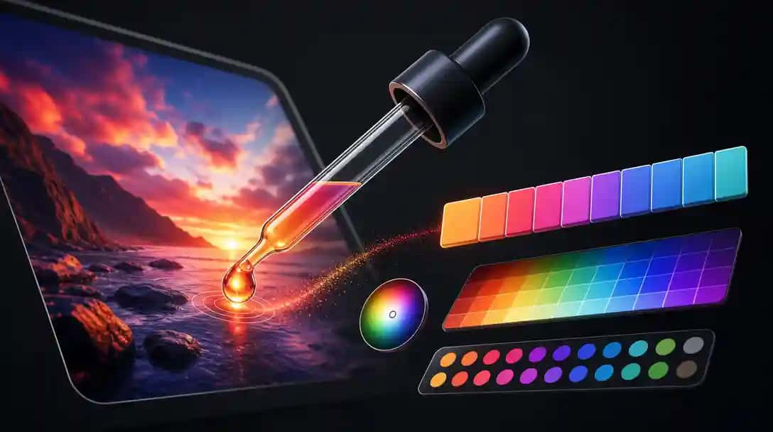 Image Color Picker: Extract Any Color from a Photo and Get HEX, RGB, HSL & CMYK Codes