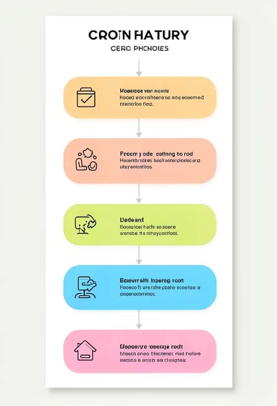 Example of a process infographic layout with numbered steps