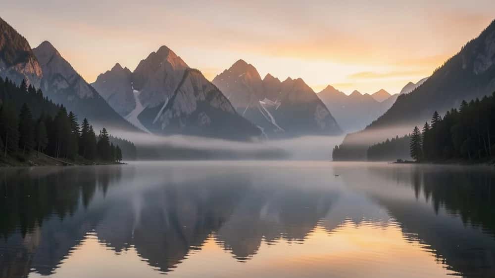 Nature landscape wallpaper, made with Pixazo's AI wallpaper maker