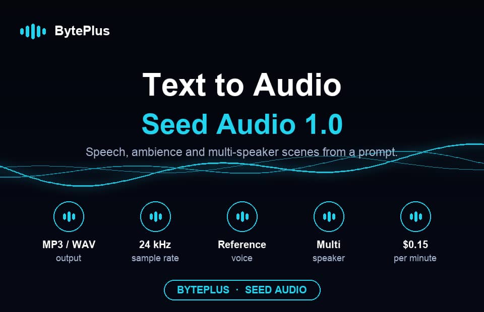 Seed Audio 1.0