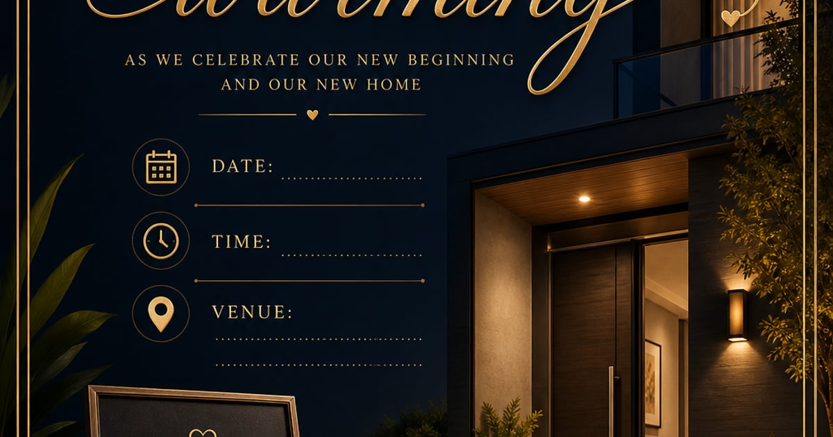AI Housewarming Invitation Maker