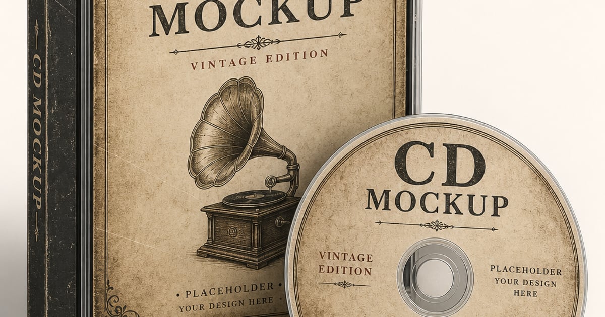 AI CD Mockup Maker : Create Free CD Mockups in Minutes