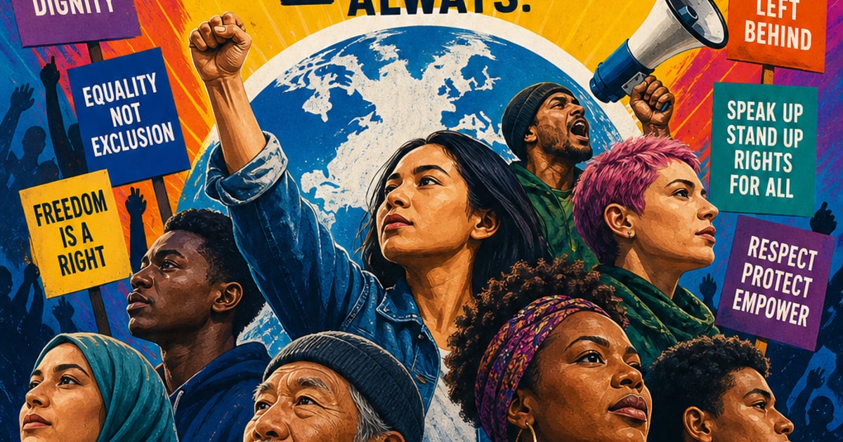 AI Human Rights Poster Maker