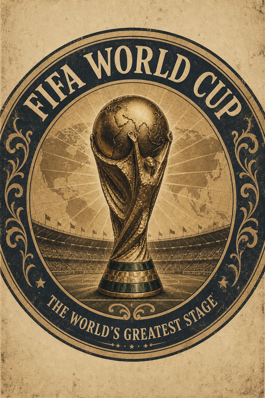 لاعب في منتصف العشرينيات يرتدي قميصًا أحمر بطراز تسعينيات القرن الماضي بنقش هندسي أصفر جريء أمام خلفية استوديو محايدة — تصميم صورة ملف شخصي لكأس العالم FIFA بالذكاء الاصطناعي تم إنشاؤه باستخدام Pixazo